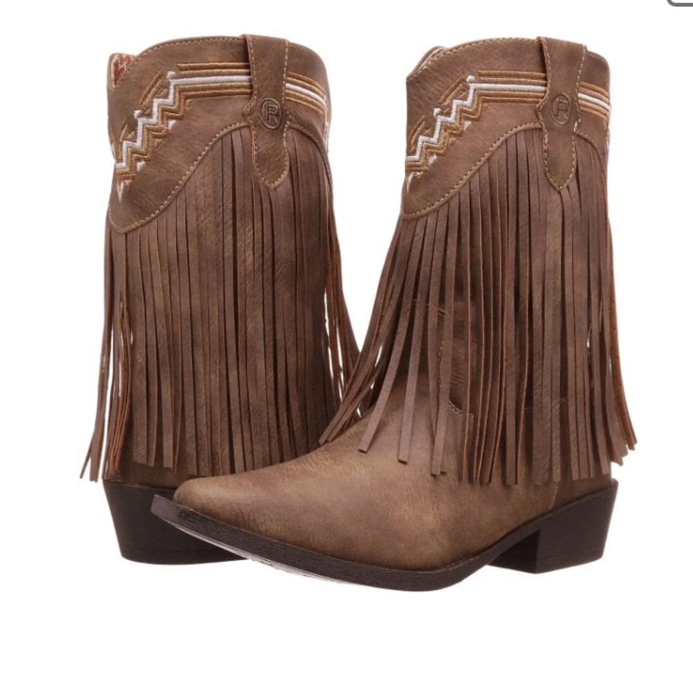 Roper Little Kids Fringe Boots - size 12